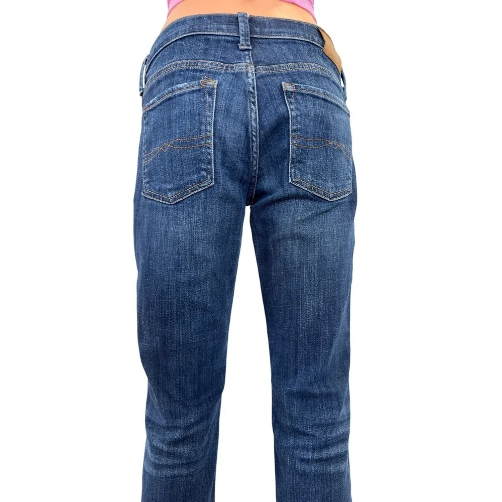 Lucky Brand Sweet Straight Jeans Womens 2/26‎ Dark Wash Blue Denim Stretch Jeans